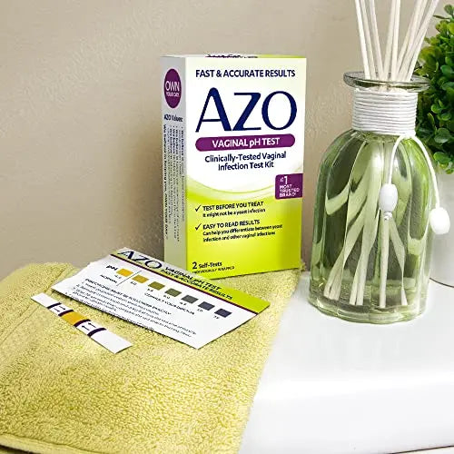 AZO Vaginal pH Test Kit, Clinically-Tested Vaginal Infection Test Kit, Fast & Accurate Results AZO Au supplements