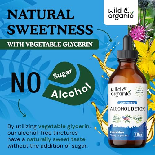 Wild & Organic Alcohol Detox Supplement - Liver Cleance & Repair Formula - Anti Alcohol Wild & OrganicBuy Supplements Australia