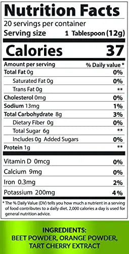BEET BOOST for Stamina by NutriGardens - Increase Endurance & Circulation – Concentrated Beet Boost Au supplements