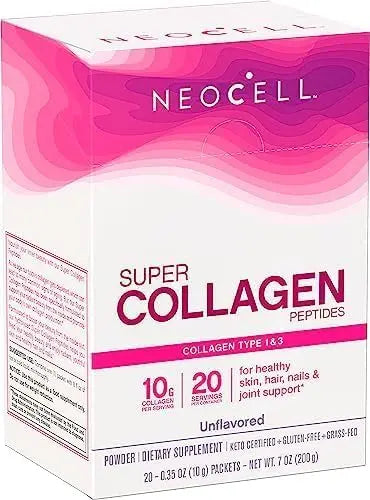 NeoCell Super Collagen Peptides, 10 g Collagen/Single-Serve Packet; Keto Certified NeoCell Au supplements