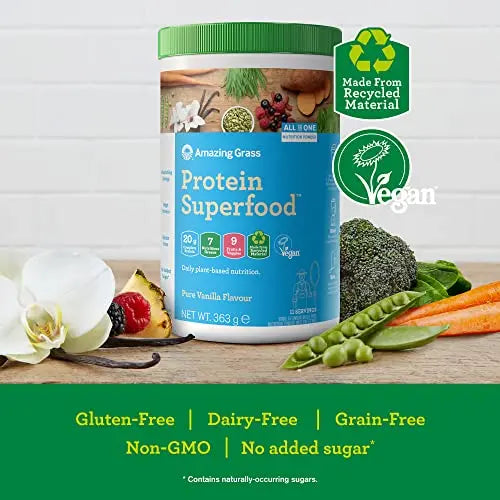 Amazing Grass Protein Superfood, Organic Vegan Protein Powder with Fruit and Vegetables Amazing Grass Au supplements
