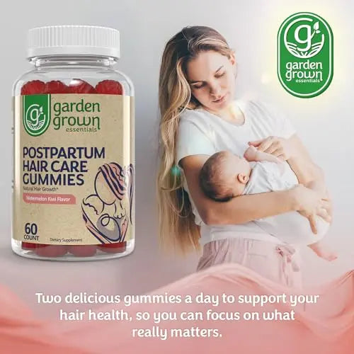 Womens Postpartum Hair Loss Gummies - Formuated for Postnatal Hair Care, Growth Garden Grown Essentials Au supplements