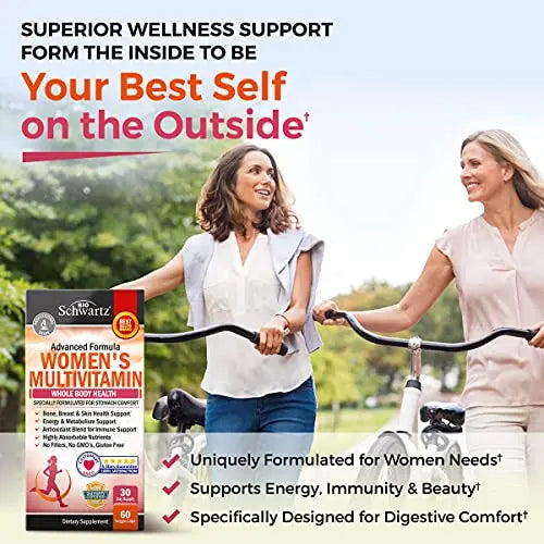 Multivitamin for Women with Vitamin D3 - Multivitamins for Bone Breast Skin Joint BioSchwartz Au supplements
