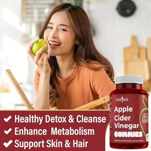 NEW AGE Apple Cider Vinegar Gummies 2-Pack - 120 Count - Immunity & Detox NEW AGE Au supplements