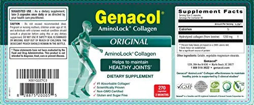 GENACOL Joint Supplement Collagen Pills for Joint Support - 270 Premium Collagen Genacol Au supplements