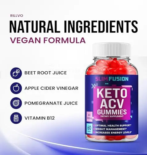Slim Fusion Keto ACV Gummies - Keto SlimFusion ACV Advanced Formula Plus Apple Cider Rillvo Au supplements