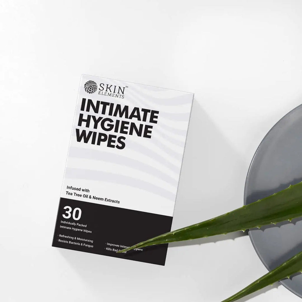 Skin Elements Intimate Hygiene Wipes | pH Balanced Wipes with Tea Tree Oil | Avoids Itching and Bad Odor Skin Elements Au supplements