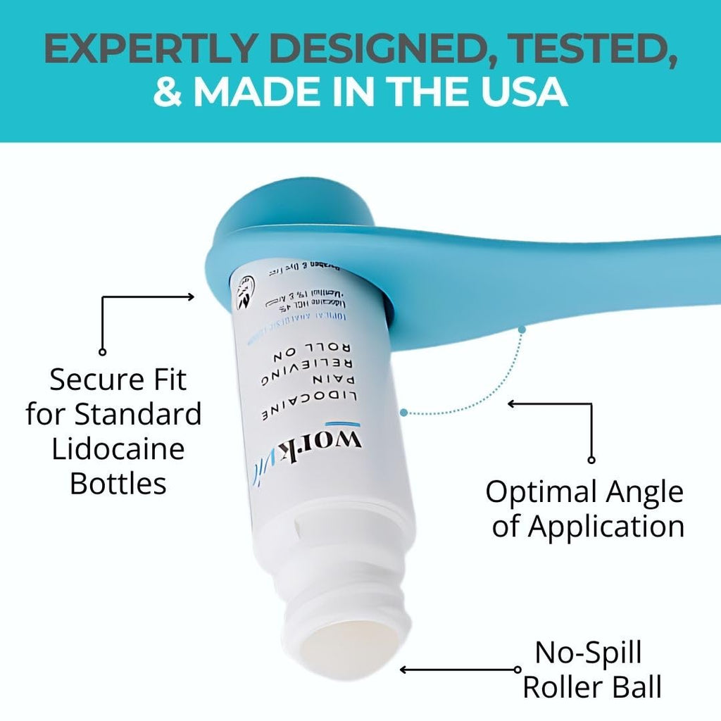 Workvie Lidocaine Pain Relief Roll On 2 Pack & Easy Reach Applicator Tool – Fast Acting Topical Lidocaine Maximum Strength with Arnica Montana & Aloe Vera for Muscles, Joints, Back, Neck & Feet Workvie Au supplements