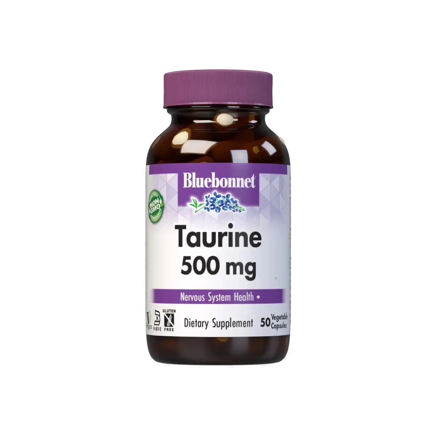 Bluebonnet Taurine 500 mg Vitamin Capsules, 50 Count BlueBonnet Au supplements
