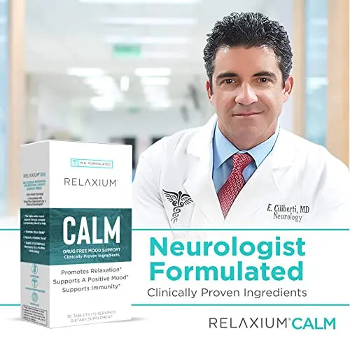 Relaxium Calm, Non-Habit Forming, Stress and Mood Support Supplement Relaxium Au supplements