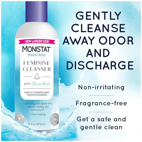 Monistat Boric Acid Feminine Cleanser, Fragrance Free Feminine Wash, 16 Fl Oz, 1 Pack Monistat Au supplements