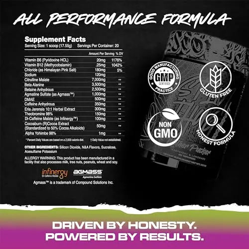 KILO LABS Pre Workout Powder | Stim Thug Preworkout for Men and Women | Hydrating KILO LABS Au supplements