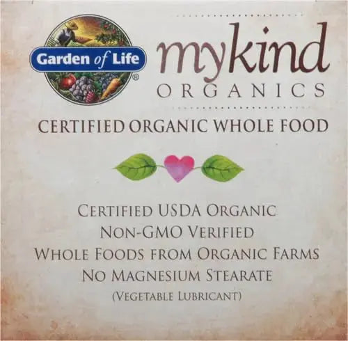 Garden of Life Organics Multivitamin for Women - Women's Once Daily Multi - Whole Food Multi with Iron,Biotin,Vegan Organic Womens Multivitamin Garden of Life Au supplements