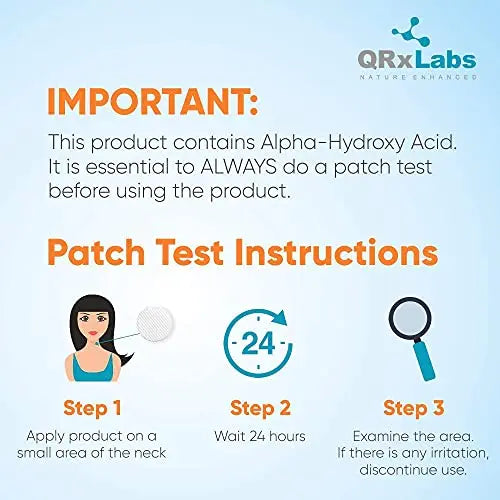 QRxLabs Glycolic Acid 20% Resurfacing Pads for Face & Body with Vitamins B5 QRxLabs Au supplements