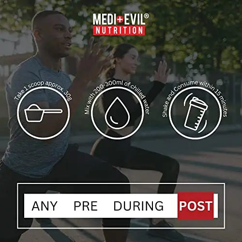 Medi-Evil Nutrition Whey Dynamic Protein, Cookies and Cream Flavour, 2kg, 66 Servings Medi-Evil Nutrition Au supplements