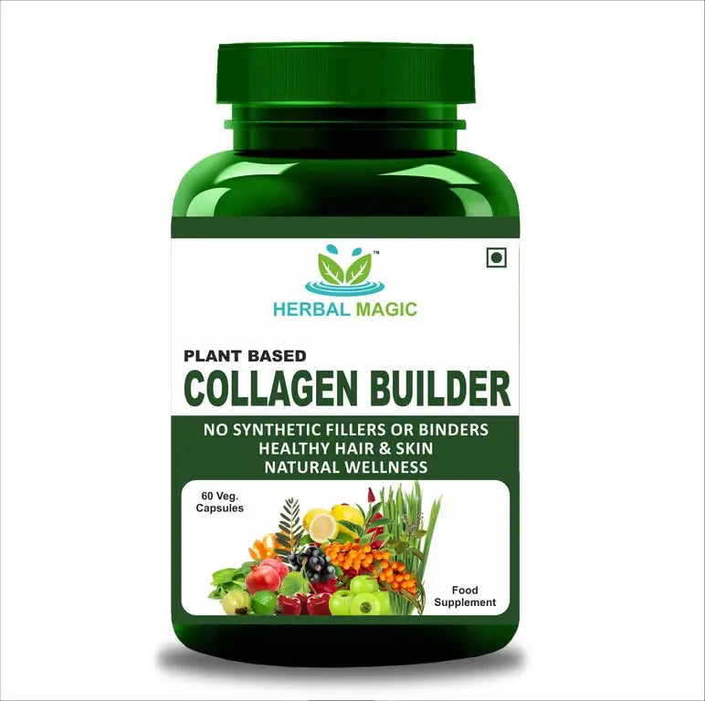 Herbal Magic's Pure & Natural Blend - Collagen Builder Capsules x 60 - Made from 17 Fruits Herbal Magic Au supplements