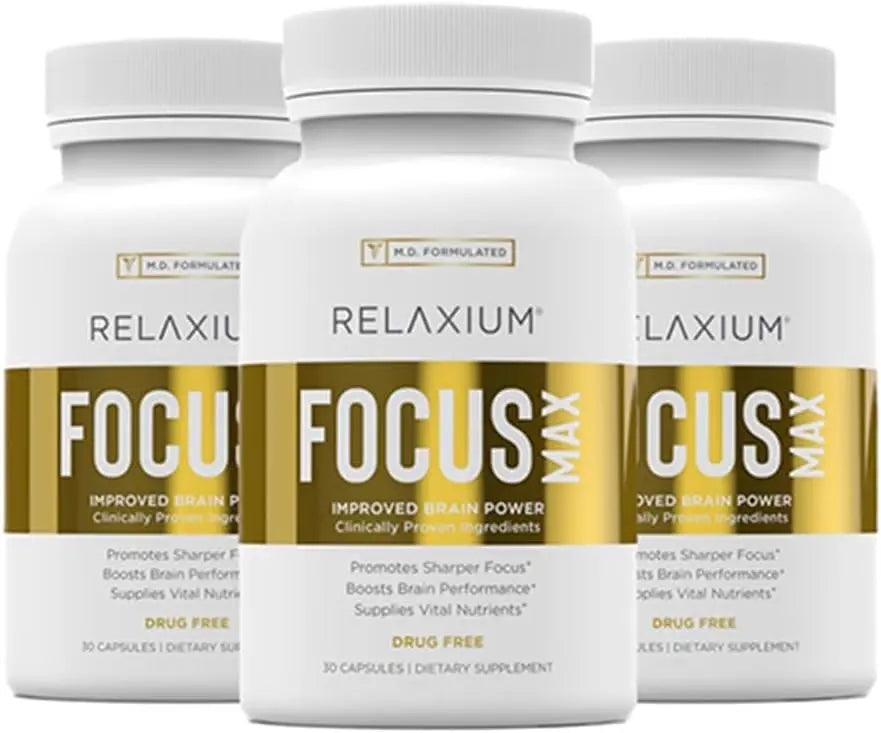 Relaxium FocusMax, Brain & Focus Health Supplement, Proven Concentration Relaxium Au supplements