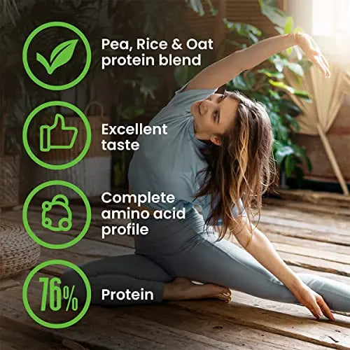 VPlab Vegan Protein Powder 500g - 16 Servings, 100% Plant Based and Natural Vegan Protein Shake vplab nutrition Au supplements