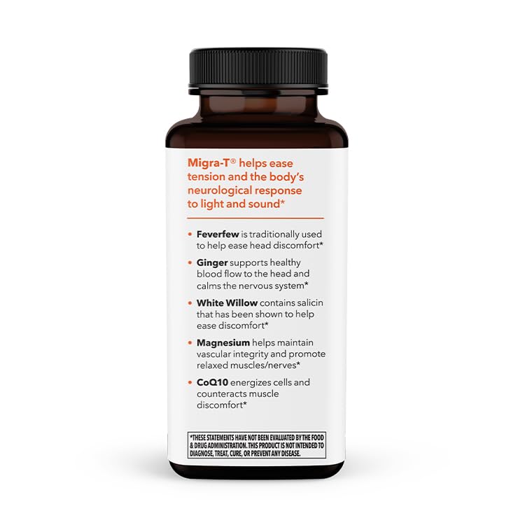 LifeSeasons Migra‑T - White Willow Bark, Magnesium, CoQ10 & Ginger - 60 Count (Pack of 2) LifeSeasons Au supplements