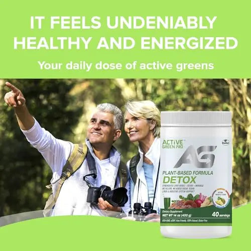 Active Green Pro - Detox Powder, Blend of Synergistic Liver Herbs, Reishi, Moringa Active Green Pro Au supplements