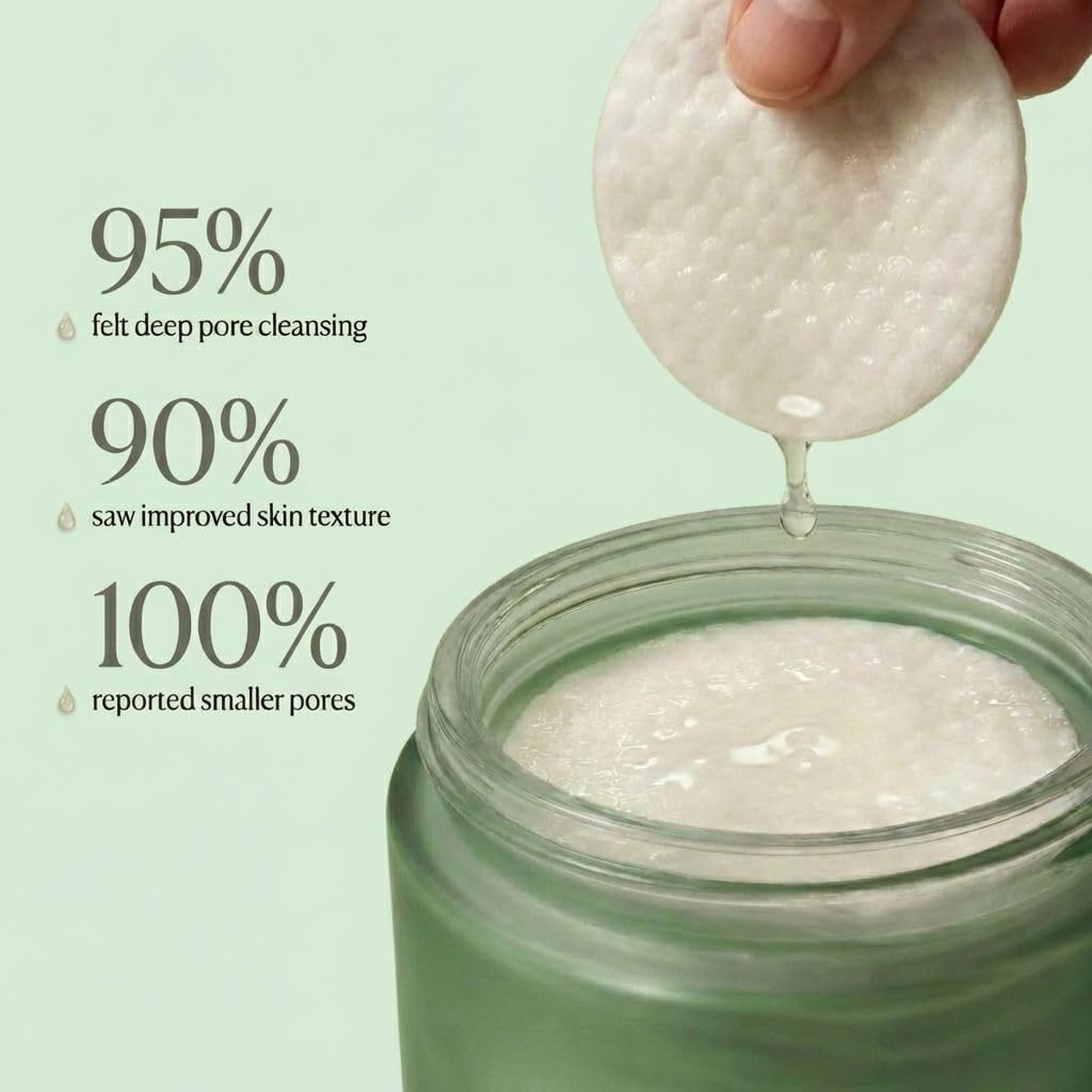 QUIA Toner Pads – AHA/BHA Dual-Action Exfoliate and Hydrate All in One – Soothing Formula for Sensitive Skin – Reduces Blackheads and Blemishes
