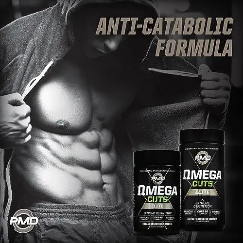 PMD Sports Omega Cuts Elite Fat Loss-Muscle Defining Formula - Omega Fatty Acids PMD Au supplements