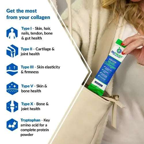 BioTrust Ageless Multi Collagen Protein Powder– 5 Collagen Types (I, II, III, V, X) BioTrust Au supplements