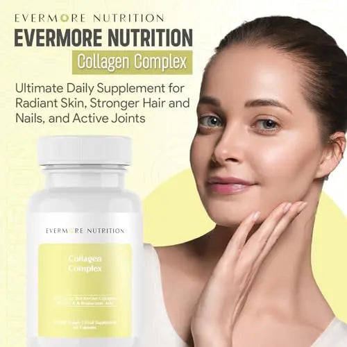 EVERMORE NUTRITION Grass Fed Collagen Complex with Hyaluronic Acid, Vitamin C and Active Peptides EVERMORE NUTRITION Au supplements