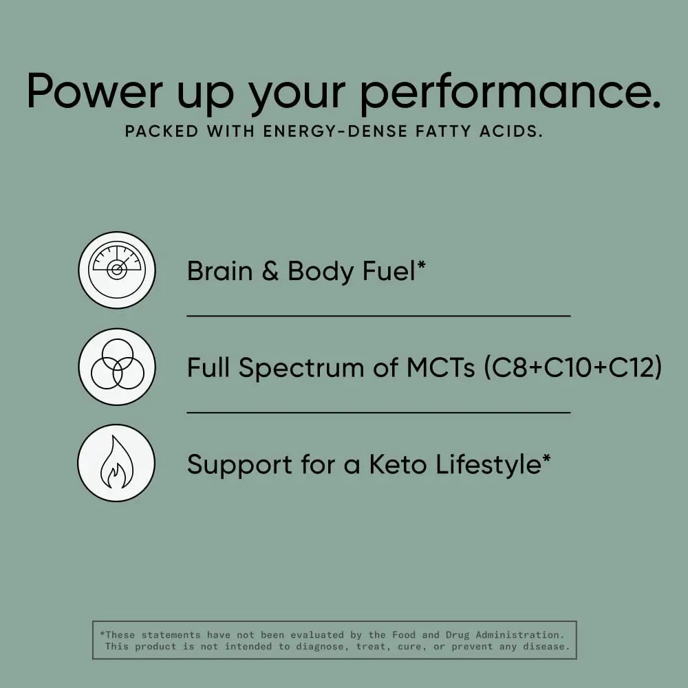 Sports Research Keto MCT Oil from Organic Coconuts - Fatty Acid Fuel for Body Sports Research Au supplements
