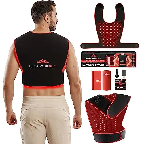 LuminousRLT Red Light Therapy Pad, Adjustable Infrared Light Therapy Back Wrap LUMINOUSRLT Au supplements