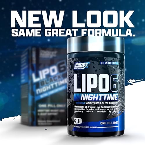 Nutrex Lipo 6 Nighttime Fat Burner | Melatonin Sleep Aid & Weight Loss Diet Pills Nutrex Research Au supplements