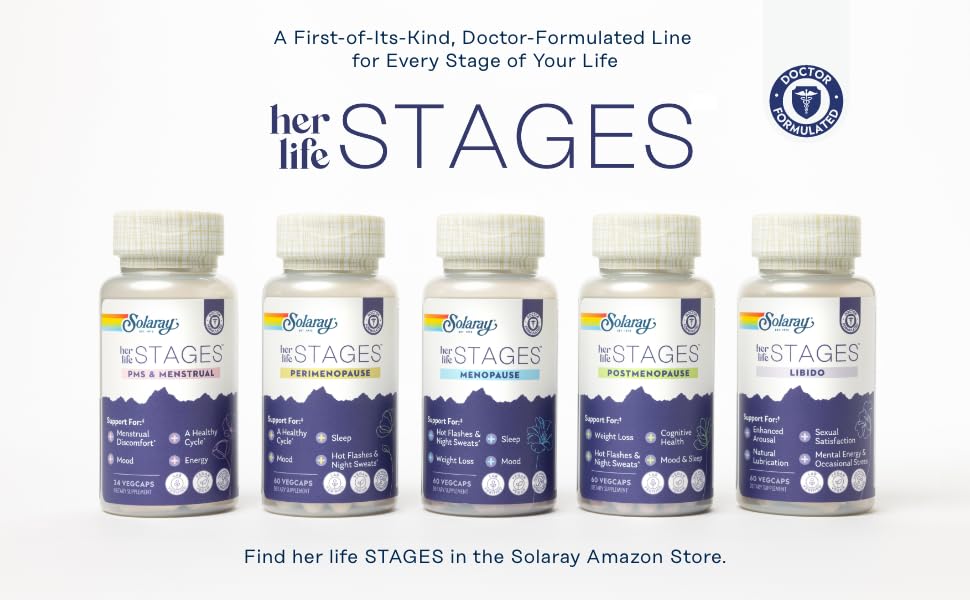 SOLARAY PhytoEstrogen Menopause Supplements - Wild Yam, Black Cohosh, and Dong Quai Estrogen Pills for Women's Health - Vegan, Lab Verified, 60-Day Guarantee (30 Servings, 120 VegCaps) SOLARAY Au supplements