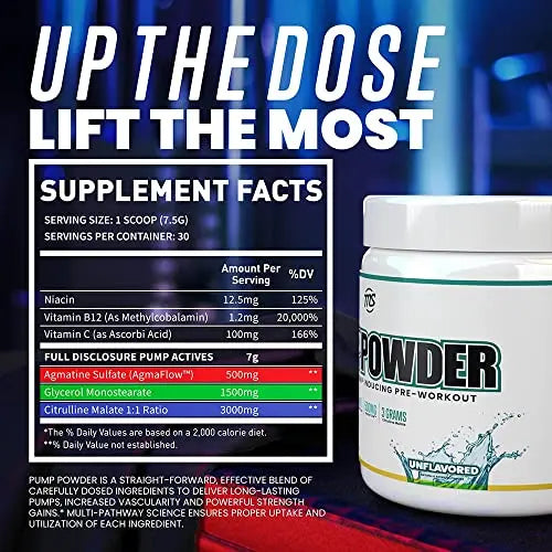 Man Sports Pump Powder. Stimulant Free Neutral Flavored Pre Workout Drink MAN Metabolic Augmenting Nutrition Au supplements