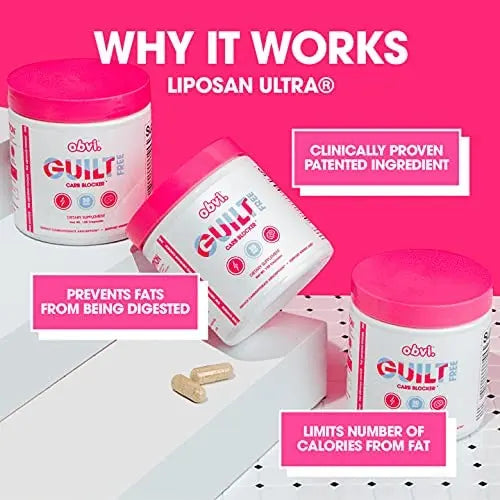 Obvi Guilt Free Carb Blocker, Block Carb Absorption, Support Weight Loss, Healthier Nails Obvi Au supplements
