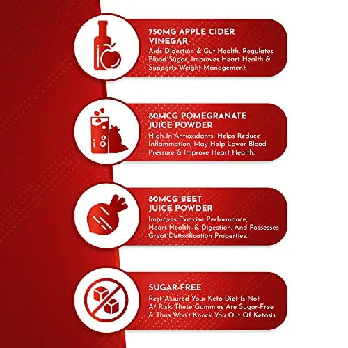 Sugar-Free Keto ACV Gummies for Weight Loss - Apple Cider Vinegar Keto ACV Gummies Atlantis Nutrition Au supplements