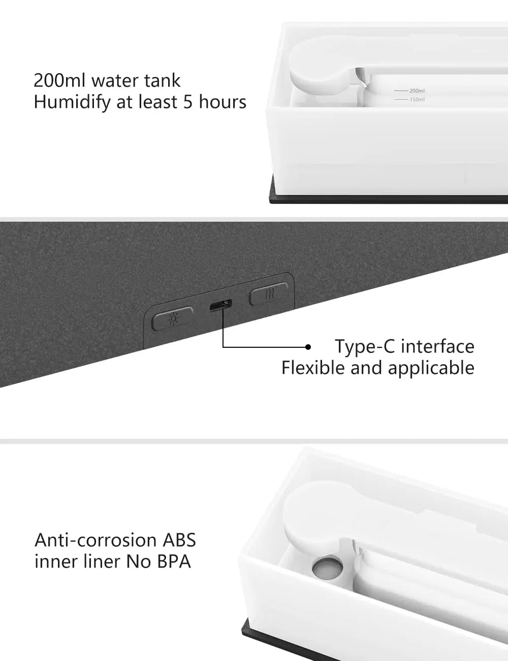 Shiawase Oil Diffuser, 200ml Flame Essential Oil Diffuser/Humidifier, Bedrock Fire Air Scent Diffuser Shiawase Au supplements