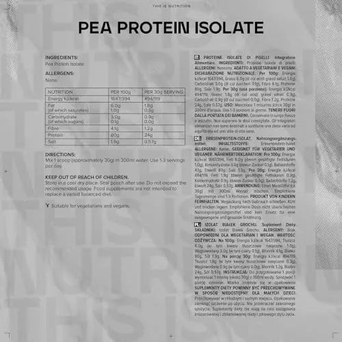 Bulk Pea Protein Isolate Powder, Vegan Protein Shake, 2.5 kg Bulk Au supplements