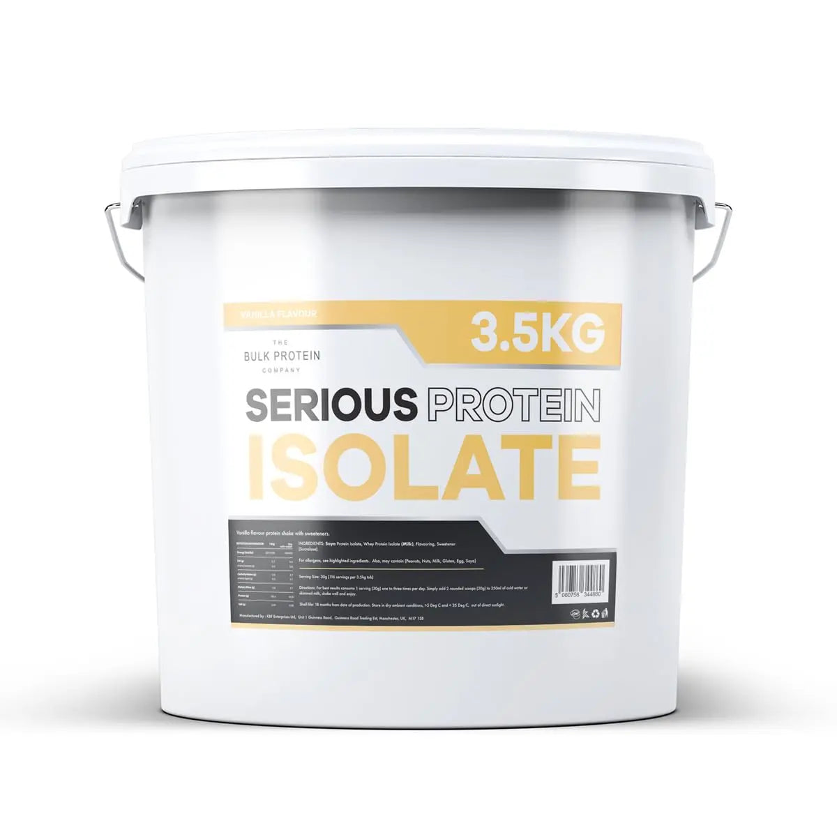 The Bulk Protein Company, Serious Protein Isolate – 3.5kg – Whey Protein Iso The Bulk Protein Company Au supplements