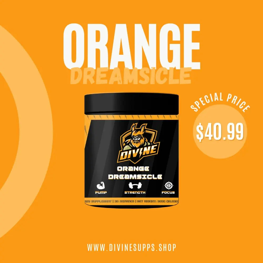 Orange Dreamsicle Pre Workout | The Best Tasting Pre Workout | Intense Increased Endurance Beta Bears Au supplements