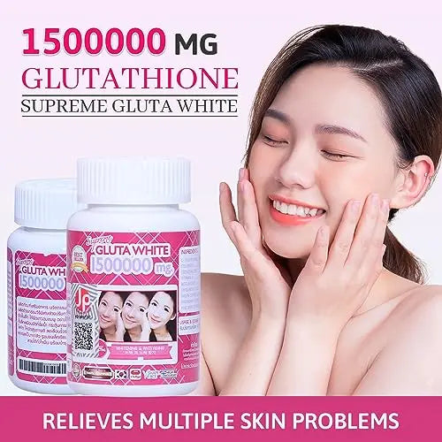 Supreme Gluta White 1500000mg for Skin Lightening, Skin Moisturizer, Collagen Stimulator Healthy Supreme Gluta White Au supplements