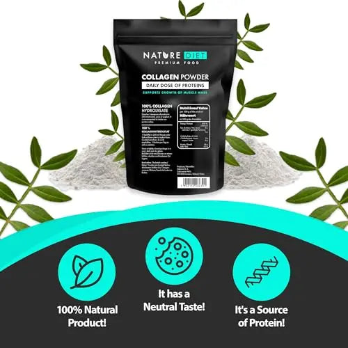 Nature Diet - Collagen Powder 600 g | Hydrolysate | Unflavored | Collagen Peptides | Source of Protein Nature Diet Au supplements