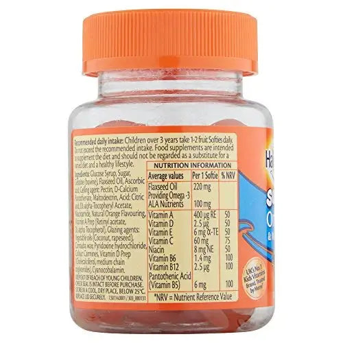 Haliborange Kids Vitamins Omega-3 and Multivitamin Orange Softies 30s Haliborange Au supplements