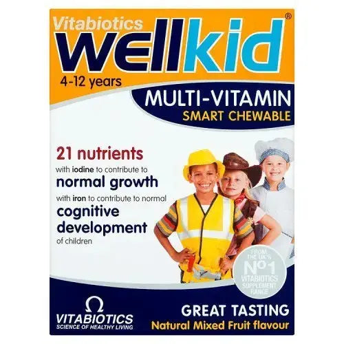 Vitabiotics Wellkid Multi-Vitamin Smart Chewable - 30 Tablets by Wellkid Aus Healthcare Au supplements
