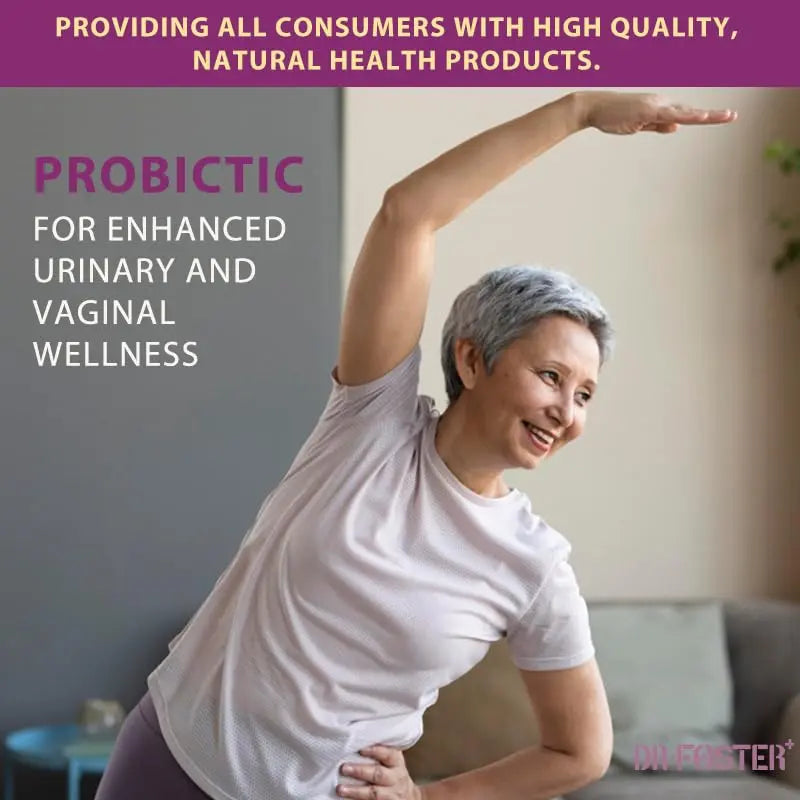 DRFOSTER Urinary Tract Health for Women, Vaginal Probiotics for Women pH Balance with D-Mannose, Cranberry, Probiotics and Prebiotics for Digestive Helath 90 Veggie Capsules DRFOSTER Au supplements