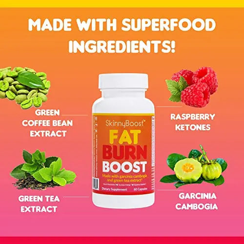 SkinnyBoost Fat Burn & 15 Day Quick Cleanse KIT-Vegan Capsules, Easy to Use: Detox SkinnyBoost Au supplements