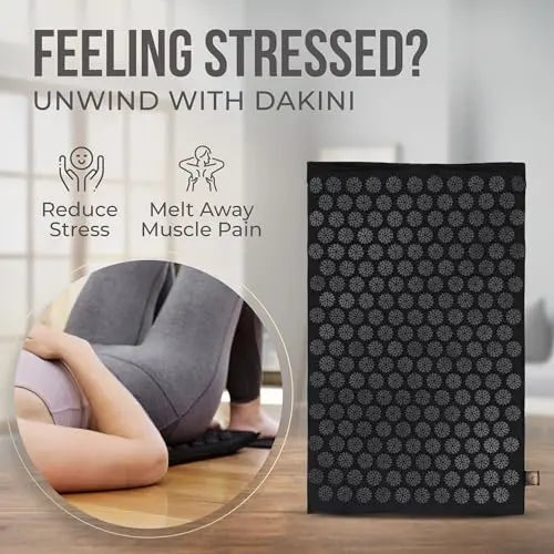 Acupressure Mat and Pillow Set with Extra Mini Accupressure Massage Mat - Organic Cotton Dakini Au supplements
