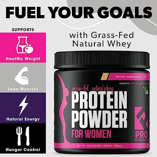 PRO NUTRITION LABS Whey Protein Vanilla Powder for Women - Supports Lean Muscle PRO NUTRITION LABS Au supplements