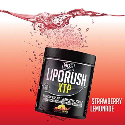 LIPORUSH NDS Nutrition XTP Thermogenic Fat Burner with L-Carnitine - Energy, Focus LIPORUSH Au supplements