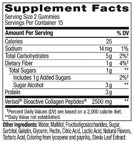 OLLY Collagen Gummy Rings, 2.5g of Clinically Tested Collagen, Boost Skin Elasticity & Reduce OLLY Au supplements
