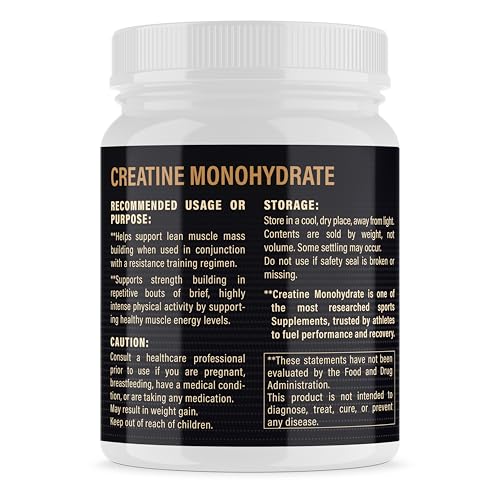 METALIFE 100% Pure Creatine Monohydrate Powder, Canada-Made, 1000 g (200 Servings) Micronized Powder, Muscle Growth, Unflavored, Ideal for Athletes & Fitness Enthusiasts, Third party lab tested, Vegan METALIFE Au supplements